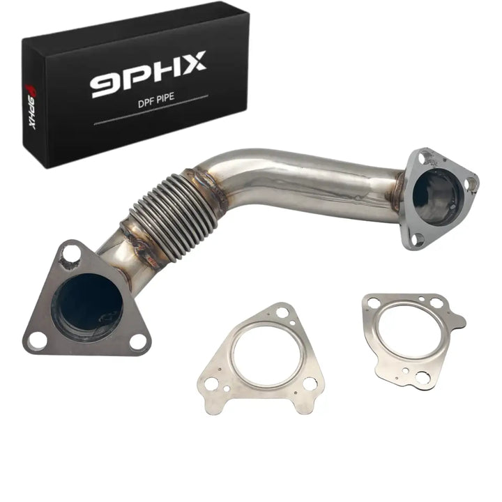 2001-2016 LLY LBZ LMM LML LB7 Duramax 6.6L Exhaust Up-Pipe(Passenger Side) for GMC Chevrolet Chevy - DPF Delete Kit