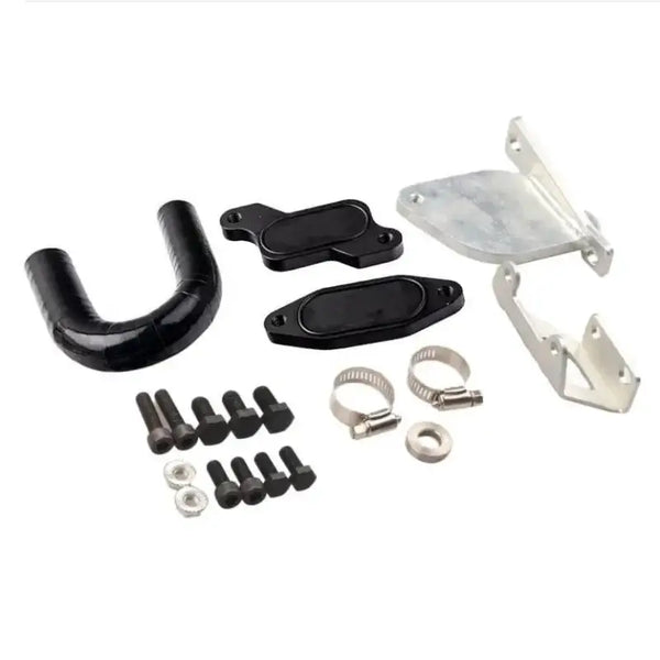 2007.5-2010 Duramax LMM 6.6L EGR Valve Cooler Delete Kit For GMC Chevrolet 2500 3500 HD - 9phxracing