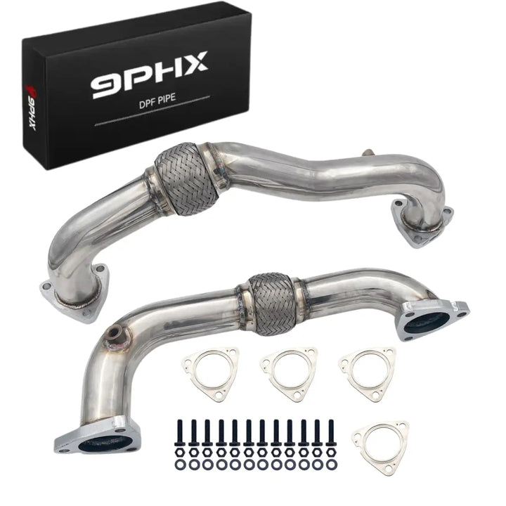 2008-2010 Powerstroke 6.4L Diesel Heavy Duty Exhaust Up-Pipe for Ford - DPF Delete Kit