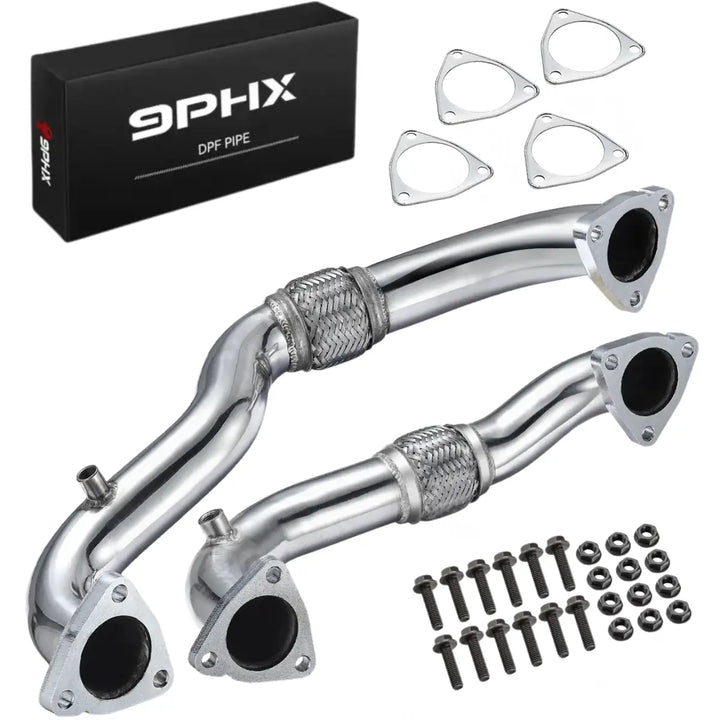 2008-2010 Powerstroke 6.4L Diesel Heavy Duty Exhaust Up-Pipe for Ford - DPF Delete Kit