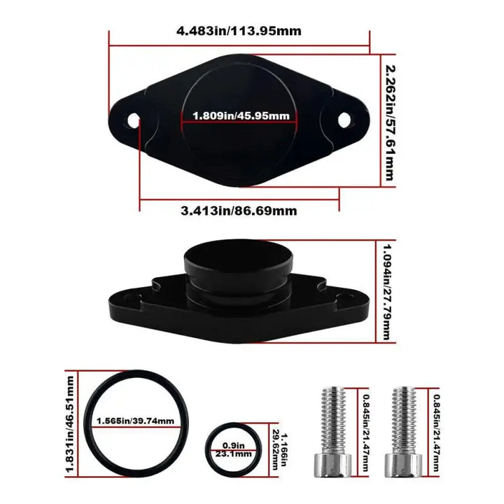 9PHX 2011-2016 6.6L Duramax LML CCV PCV Reroute Engine Ventilation Kit