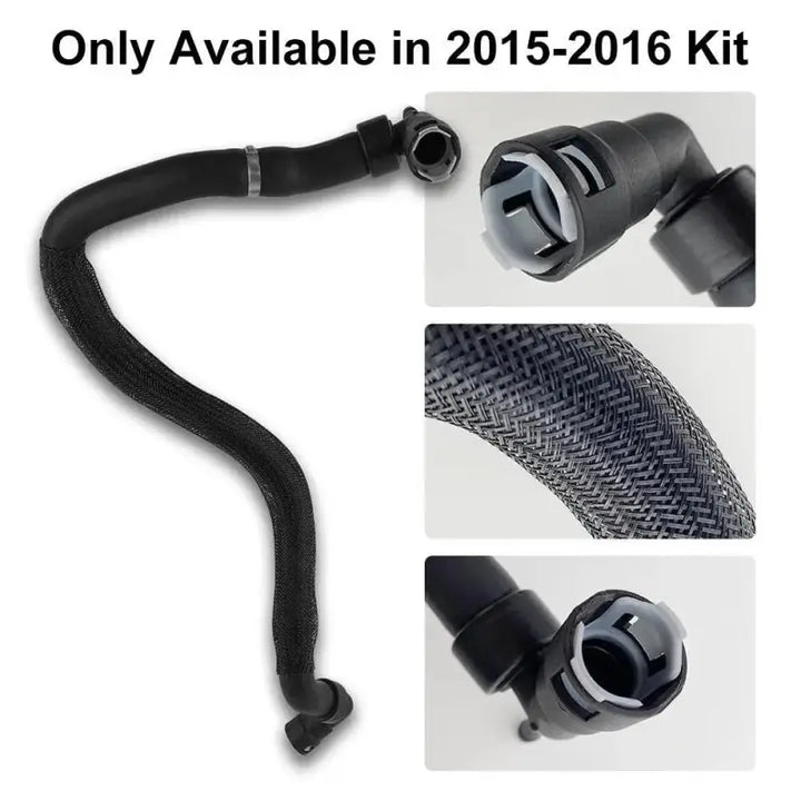 9PHX 2011-2019 Powerstroke 6.7L EGR Delete Kit w/Coolant Bypass Black for Ford F250 F350 F450 F550