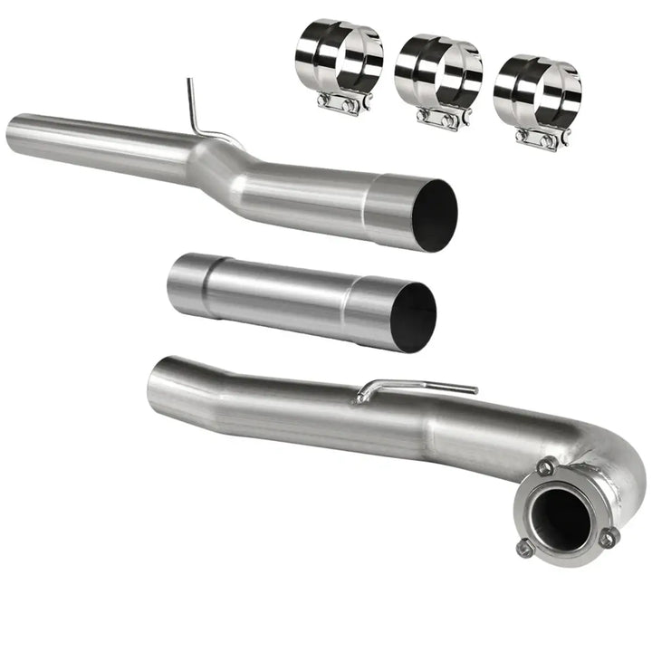 2015.5-2016 LML Duramax 6.6L DPF & CAT Delete Race Pipe Exhaust 4’’ for Chevy GMC - Kit