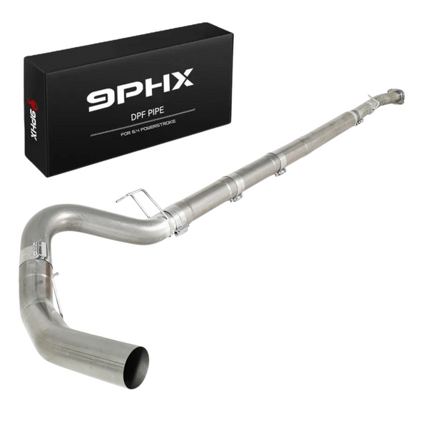 2008-2010 Powerstroke 6.4 DPF & Cat Delete Race Pipe 4/5 Inch for Ford F250,F350,F450,F550