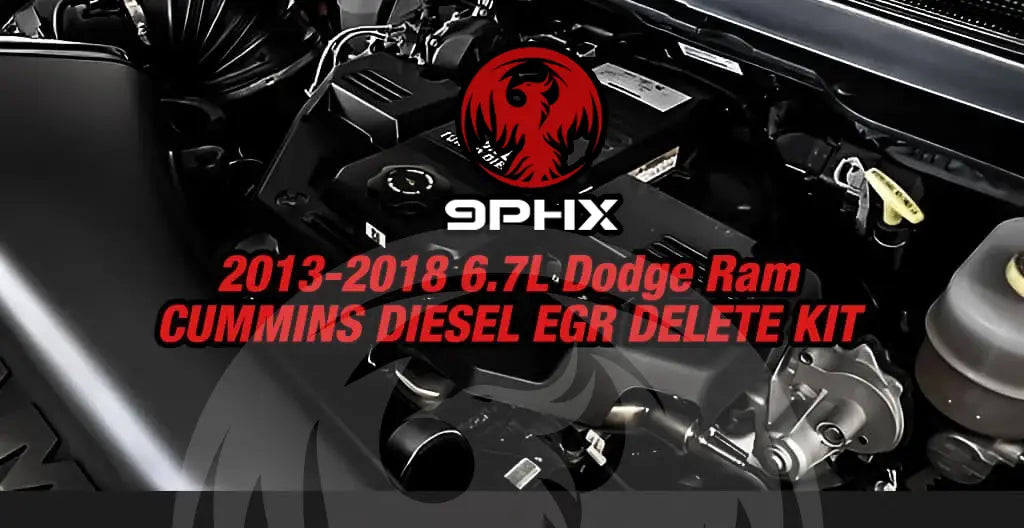 2013 2018 Cummins 6.7L EGR Plate Cooler & Throttle Valve Delete Kit for Dodge Ram 2500 3500 4500 5500