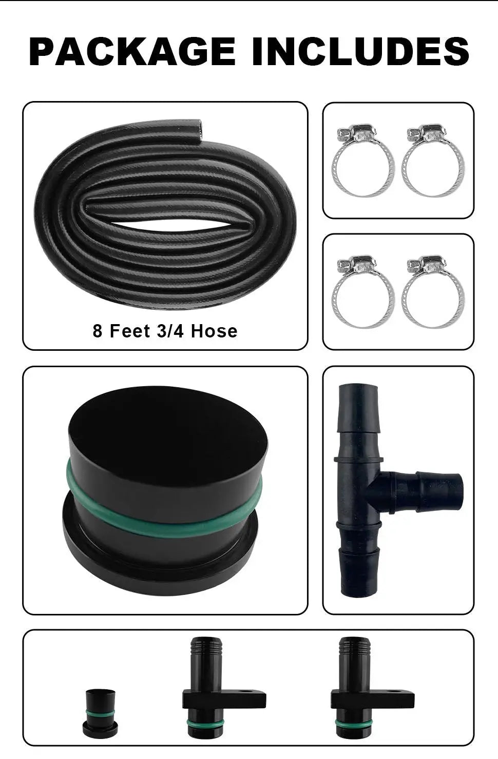 2004 2010 LML Duramax CCV PCV Delete Kit for GMC Chevrolet