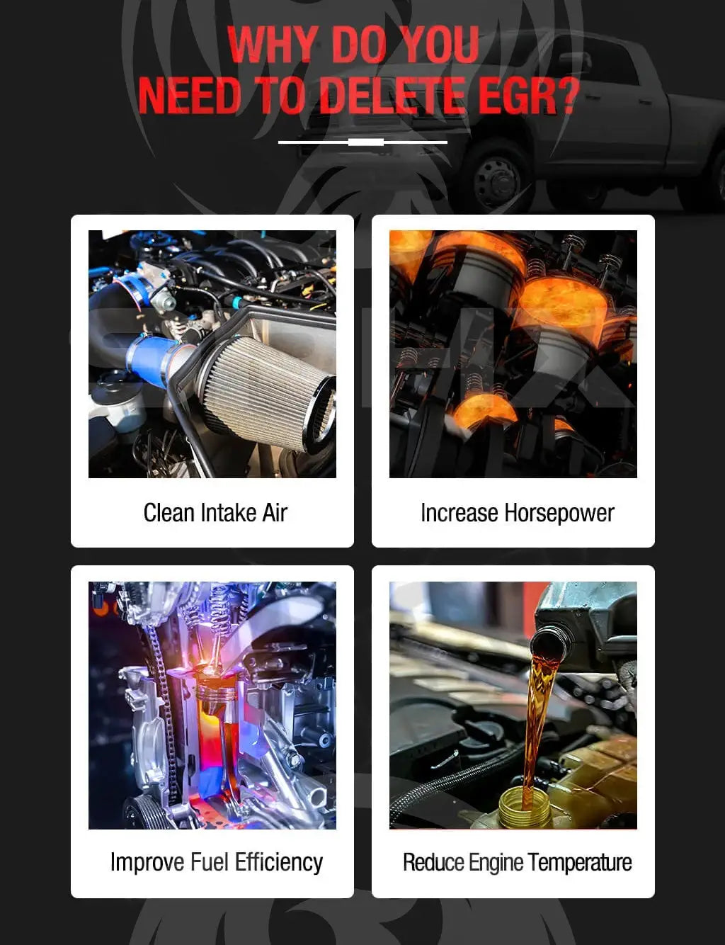 2006 2007 LBZ Duramax EGR Delete Kit with High Flow Intake Elbow for GMC Chevrolet