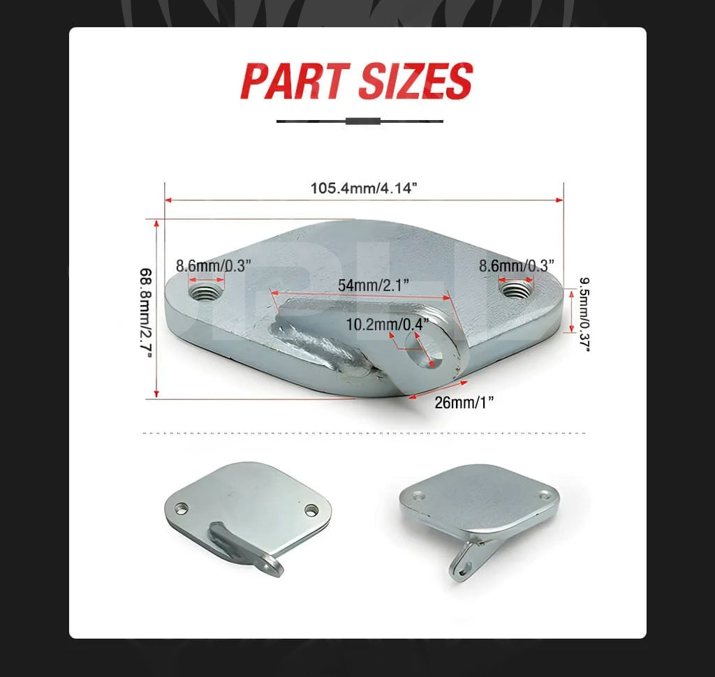 2006 2007 LBZ Duramax EGR Delete Kit with High Flow Intake Elbow for GMC Chevrolet