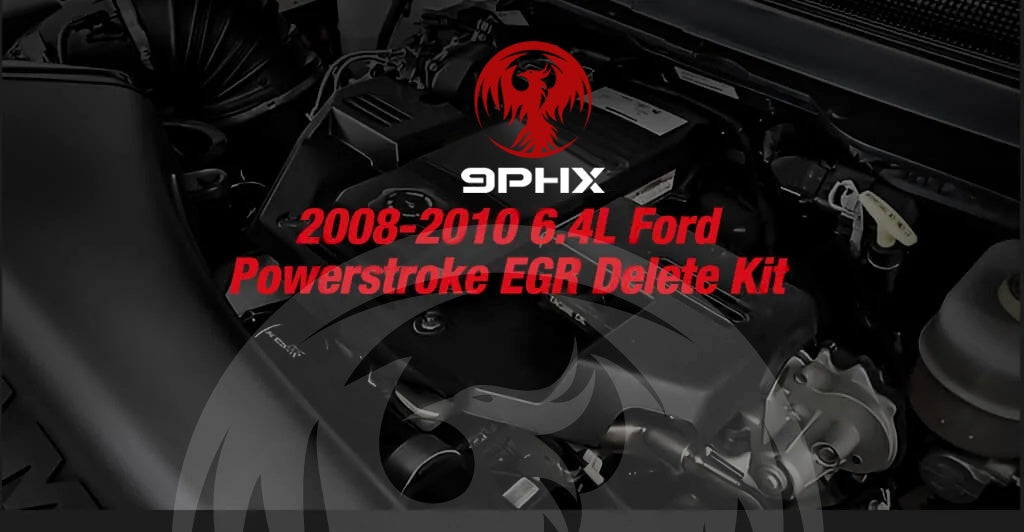 2008 2010 Powerstroke 6.4L EGR Delete Kit w/High Flow Intake Elbow for Ford F250 F350 F450