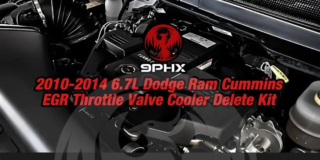 2010 2014 Cummins 6.7L EGR Delete Kit Throttle Valve Cooler for Dodge Ram