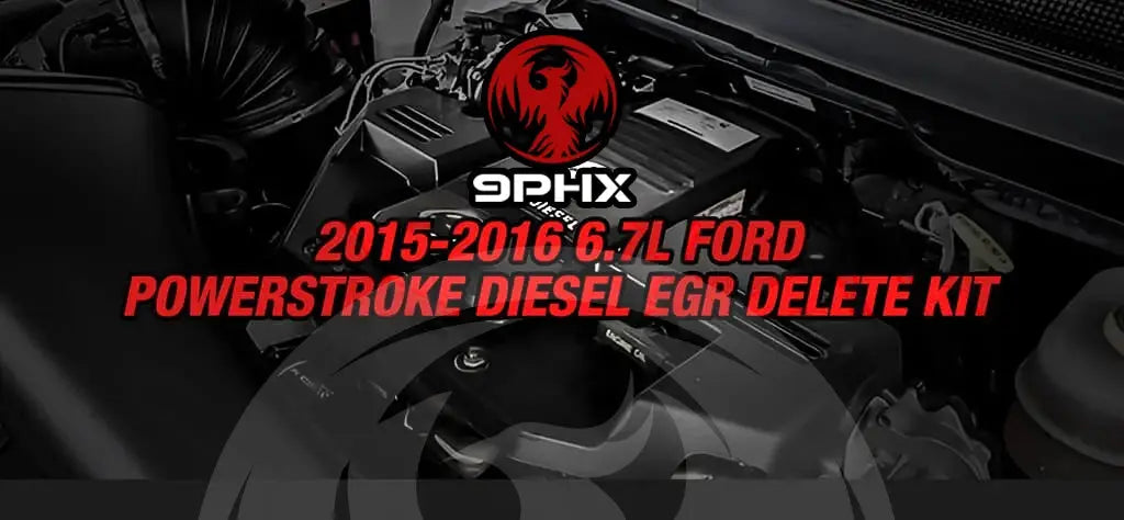 2015 2016 Powerstroke 6.7L EGR Delete Kit w/Coolant Bypass for Ford F250 F350 F450 F550