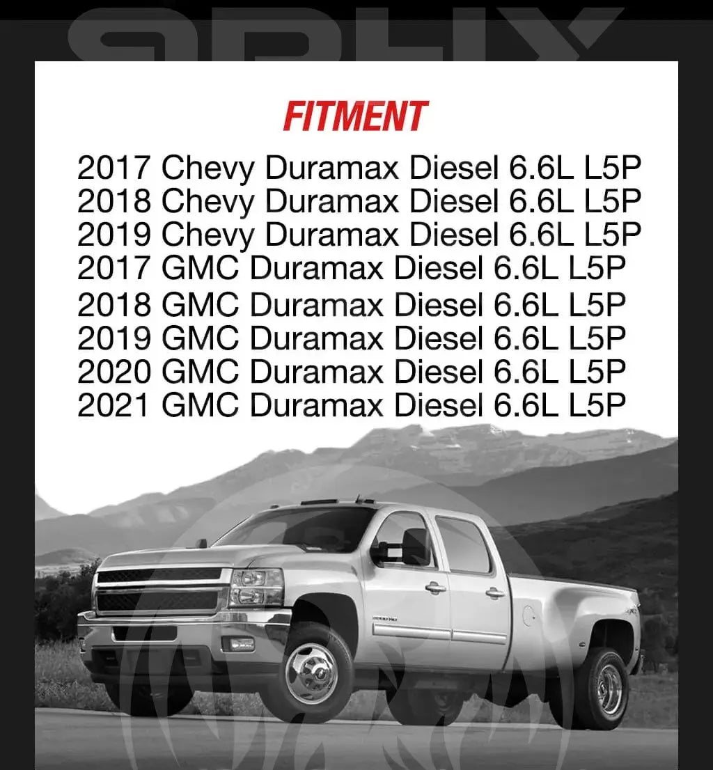 2017 2024 L5P Duramax EGR Valve Cooler Delete Kit for Chevy GMC