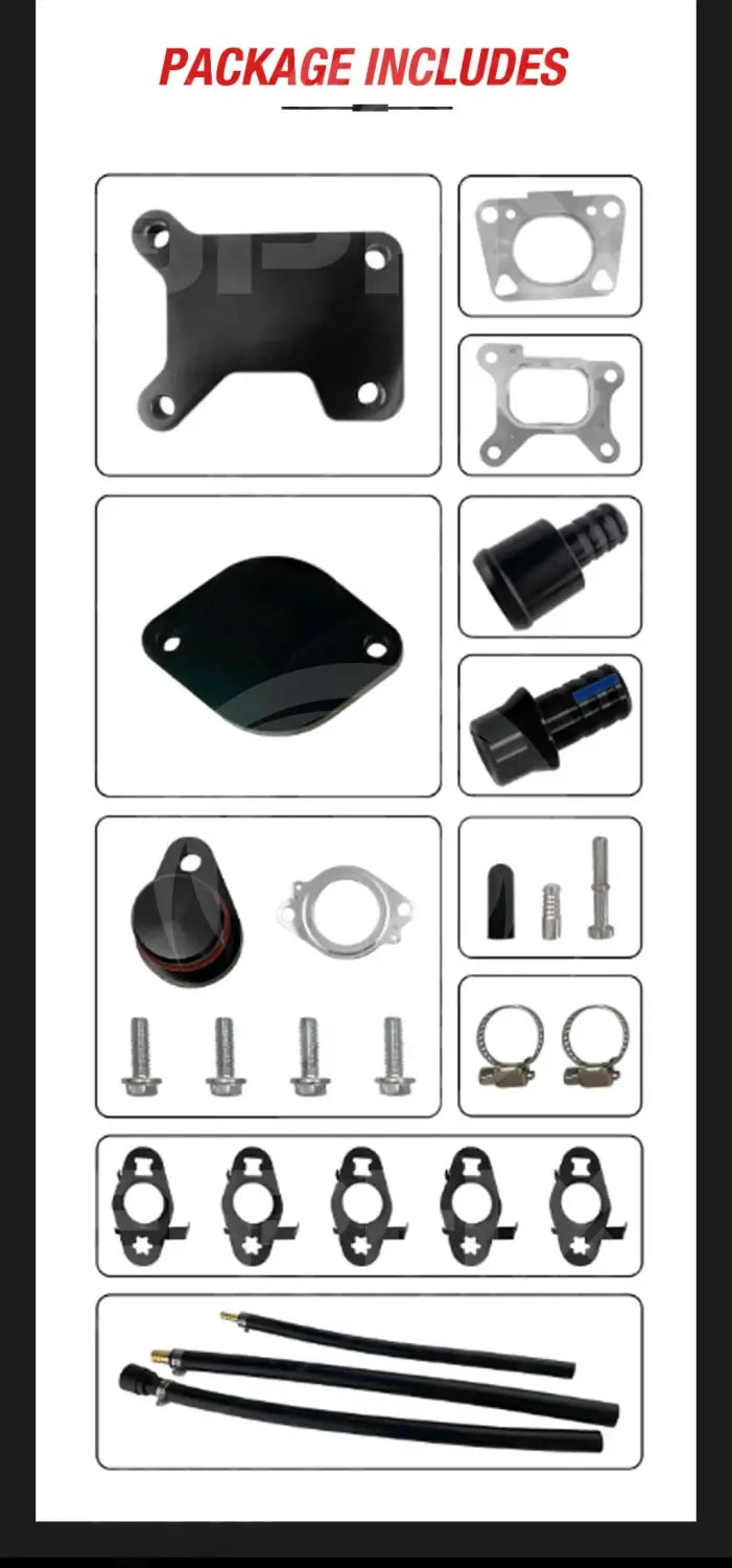 2017 2024 L5P Duramax EGR Valve Cooler Delete Kit for Chevy GMC