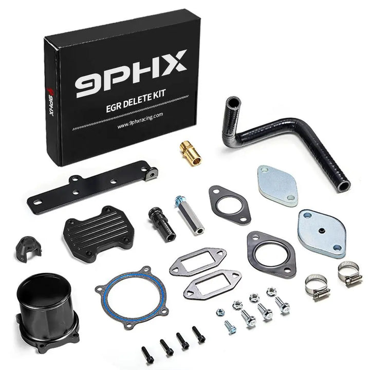 9PHX 2013-2018 Cummins 6.7L EGR Plate Cooler & Throttle Valve Delete Kit for Dodge Ram 2500 3500 4500 5500